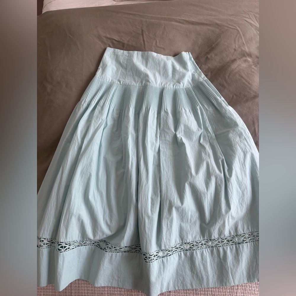 St. Roche Winona‎ Skirt Midi Skirt Duck Egg Blue